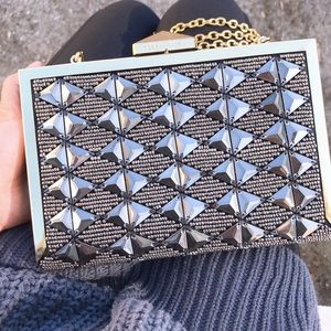 Bcbg crossbody ornament clutch